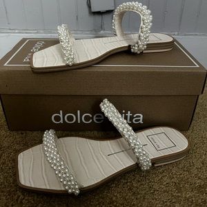 Brand new, never worn Dolce Vita Pearl sandals